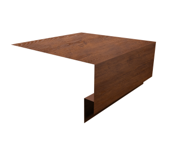 картинка Планка околооконная сложная 200х75х18 (j-фаска) 0,4 Print Premium Golden Wood Fresh TwinColor (2м) Центр Кровли