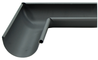 картинка Угол желоба внутренний 90 гр 125 мм Matte PU RAL 7024 Центр Кровли