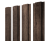 Штакетник Прямоугольный с прямым резом 0,45 Print Premium Almond Wood Fresh Центр Кровли