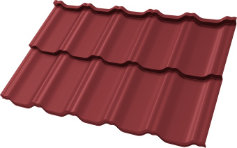 фото Профиль волновой "Квинта Уно" ("Kvinta Uno") 0,45 ПЭ RAL 3011 коричнево-красный Центр Кровли картинка Профиль волновой "Квинта Уно" ("Kvinta Uno") 0,45 ПЭ RAL 3011 коричнево-красный Центр Кровли