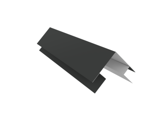 фото Планка угла внешнего сложная Кожуха сегментного 0,45 Drap RAL 7016 антрацитово-серый (2,0м) Центр Кровли картинка Планка угла внешнего сложная Кожуха сегментного 0,45 Drap RAL 7016 антрацитово-серый (2,0м) Центр Кровли