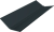 Планка ендовы нижней с компенсатором Grand Line 0,5 Velur X RAL 7016 антрацитово-серый (3м) Центр Кровли
