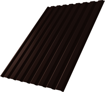 картинка Профнастил С20A Grand Line 0,5 Velur RAL 8017 шоколад Центр Кровли