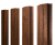 Штакетник П-образный A с прямым резом 0,45 Print Premium Golden Wood Fresh TwinColor Центр Кровли