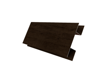 картинка Планка H-образная Экобрус 0,45 Print Elite Antique Wood TwinColor (3м) Центр Кровли