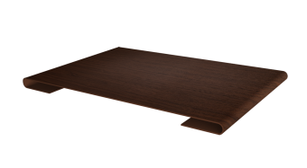 картинка Планка стыковочная 0,45 Print Elite Choco Wood TwinColor (2м) Центр Кровли