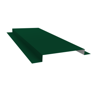 картинка Планка кожуха сегментного 150 0,5 Satin Matt TX RAL 6005 зеленый мох (1м) Центр Кровли