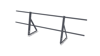 картинка Ограждение кровельное на фальц Optima 0,65х2м RAL 7024 Центр Кровли