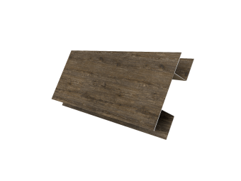 картинка Планка H-образная Экобрус 0,45 Print Elite Nordic Wood TwinColor (3м) Центр Кровли