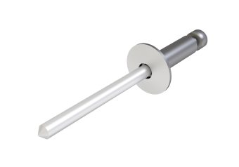 картинка Заклёпка вытяжная Daxmer 4,8х21х14 (200шт) нерж/нерж RAL 9003 Центр Кровли
