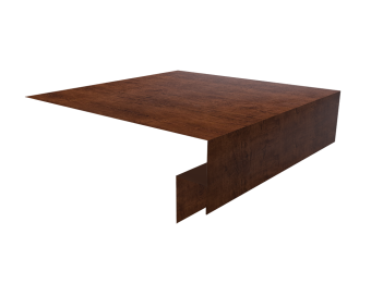 картинка Планка околооконная сложная Экобрус Grand Line 200х50х25 0,45 Print Premium Cherry Wood Fresh TwinColor (3м) Центр Кровли