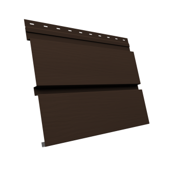 картинка Квадро брус 3D 0,5 Satin с пленкой RAL 8017 шоколад Центр Кровли