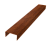 Крышка забора для горизонтального монтажа штакетника 0,45 Print-Double Premium Golden Wood Fresh (3м) Центр Кровли