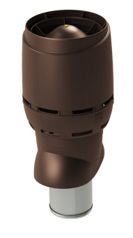 картинка Выход вентиляционный Vilpe Flow XL 200/ИЗ/500 коричневый Центр Кровли
