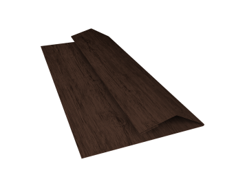 фото Планка финишная БХ new 0,45 Print-Double Elite Antique Wood (3м) Центр Кровли картинка Планка финишная БХ new 0,45 Print-Double Elite Antique Wood (3м) Центр Кровли