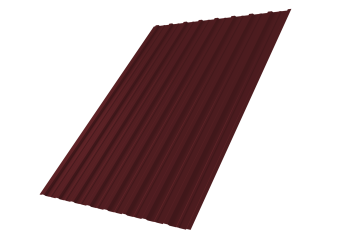 картинка Профнастил С10A 0,5 Satin Matt TX RAL 3005 красное вино Центр Кровли