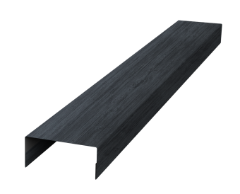 картинка Крышка 45х20 жалюзи Texas 0,45 Print Premium Grey Wood TwinColor (2,5м) Центр Кровли