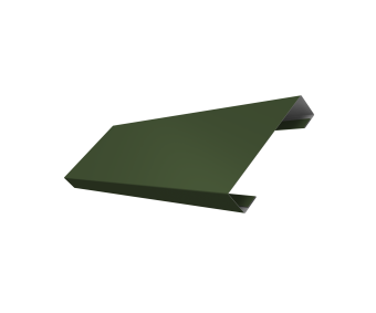 картинка Ламель лицевая 100 забора жалюзи Texas 0,5 Satin Matt TX RAL 6020 хромовая зелень Центр Кровли
