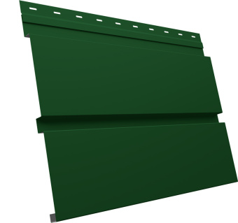 картинка Квадро Брус v02 Grand Line 0,45 PE с пленкой RAL 6002 лиственно-зеленый Центр Кровли