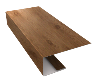 картинка J-Профиль 18мм 0,45 Print Premium Pine Wood Fresh (2м) Центр Кровли