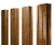 Штакетник П-образный A с прямым резом 0,45 Print Elite Golden Wood TwinColor Центр Кровли