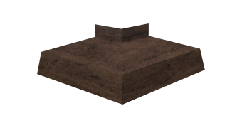 картинка Угол отлива внешний 200 0,45 Print-Double Premium с пленкой Antique Wood Центр Кровли