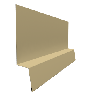 картинка Планка начальная фальц 0,45 PE с пленкой RAL 1014 слоновая кость (3м) Центр Кровли