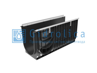 картинка Лоток водоотводный Gidrolica Super ЛВ-30.38.49,6 - пластиковый, кл. Е600 Центр Кровли