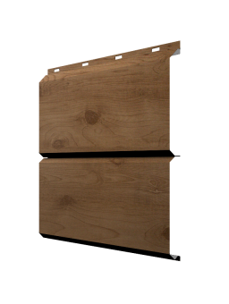 картинка Софит ЭкоБрус new без перфорации 0,45 Print Premium с пленкой Pine Wood Fresh Центр Кровли