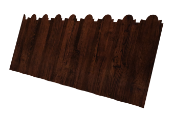 фото Профнастил С20B фигурный 0,45 Print Elite Cherry Wood TwinColor Центр Кровли картинка Профнастил С20B фигурный 0,45 Print Elite Cherry Wood TwinColor Центр Кровли