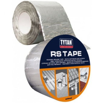 картинка Лента битумная для кровли Tytan Professional RS TAPE 15смх10м коричневый (57659) Центр Кровли