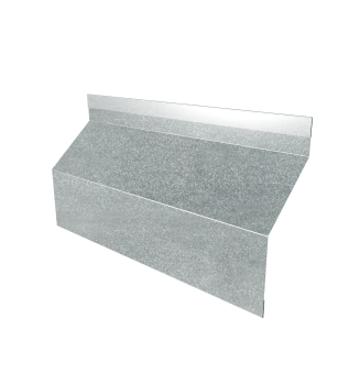 картинка Ламель забора жалюзи Milan Slim стартовая/финишная для калиток и ворот 0,45 Zn Центр Кровли