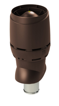 картинка Выход вентиляционный Vilpe Flow XL 160/ИЗ/500 коричневый Центр Кровли