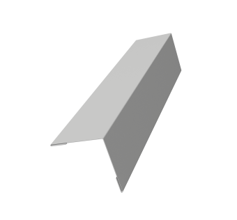 картинка Угол внешний 30х30 0,45 Drap TX RAL 7047 телегрей 4 (3м) Центр Кровли