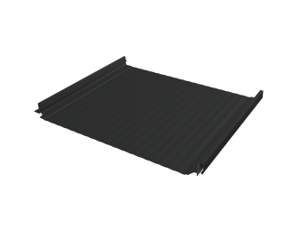 картинка Кликфальц Pro Gofr Grand Line 0,5 Satin Matt TX с пленкой на замках RAL 7016 антрацитово-серый Центр Кровли