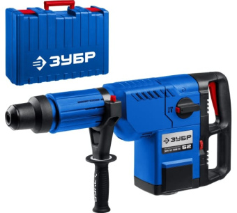 картинка Перфоратор Зубр Профессионал SDS-Max 1500Вт, 52мм, кейс (ЗПМ-52-1500 ЭК) Центр Кровли