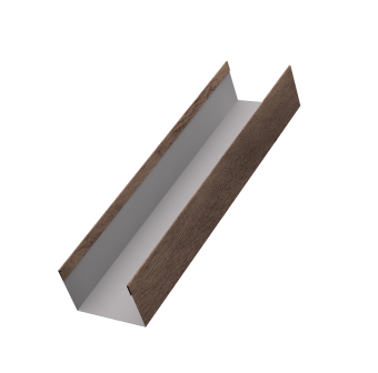 картинка Стойка жалюзи Milan,Tokyo 0,45 Print Premium Almond Wood Fresh (1,8м) Центр Кровли