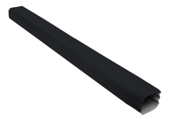 картинка Труба прямоугольная Vortex 3м RAL 7024 Центр Кровли
