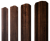 Штакетник М-образный А фигурный 0,45 Print-Double Premium Cherry Wood Fresh Центр Кровли