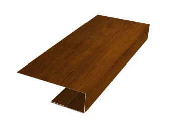 фото J-Профиль 12мм 0,45 Print-Double Premium Golden Wood Intense F (3м) Центр Кровли картинка J-Профиль 12мм 0,45 Print-Double Premium Golden Wood Intense F (3м) Центр Кровли