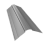 Планка конька фигурного 100x100 0,45 PE lite с пленкой RAL 7004 сигнальный серый (3м) Центр Кровли