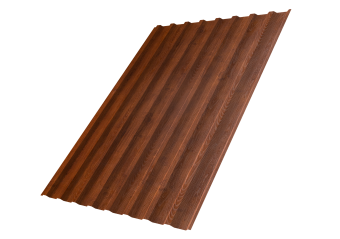 картинка Профнастил С20B 0,45 Print Premium Golden Wood Fresh TwinColor Центр Кровли