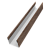 Стойка жалюзи Milan Slim 0,45 Print Premium Almond Wood Fresh (3м) Центр Кровли