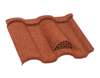 картинка Вентилятор кровельный для композитной черепицы Luxard Roman коралл Центр Кровли