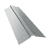 Планка конька прямоугольного 115х30х115 0,4 Zn (2м) Центр Кровли