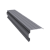 Планка торцевая фигурная 90х110 0,5 Satin с пленкой RAL 7004 сигнальный серый (3м) Центр Кровли
