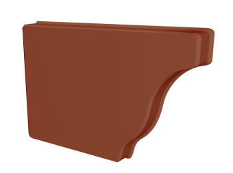 картинка Заглушка желоба левая Vortex Lite 130мм RAL 8004 терракота Центр Кровли