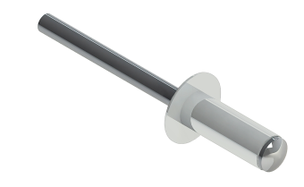 картинка Заклёпка вытяжная Daxmer 4,8х12 (1000шт) алюм/сталь RAL 9003 Центр Кровли