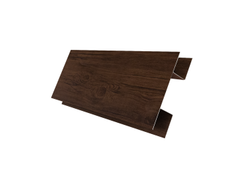картинка Планка H-образная БХ new 0,4 Print Premium Cherry Wood Fresh TwinColor (2м) Центр Кровли