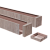 Заглушка 50х50 White Wood Al 0,4 Центр Кровли